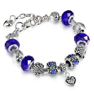 Color crystal beads diy bracelet