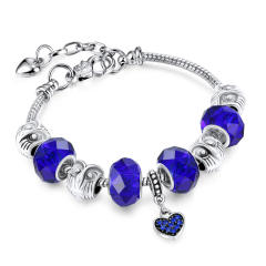 Amazon hot sale color crystal beads diy bracelet