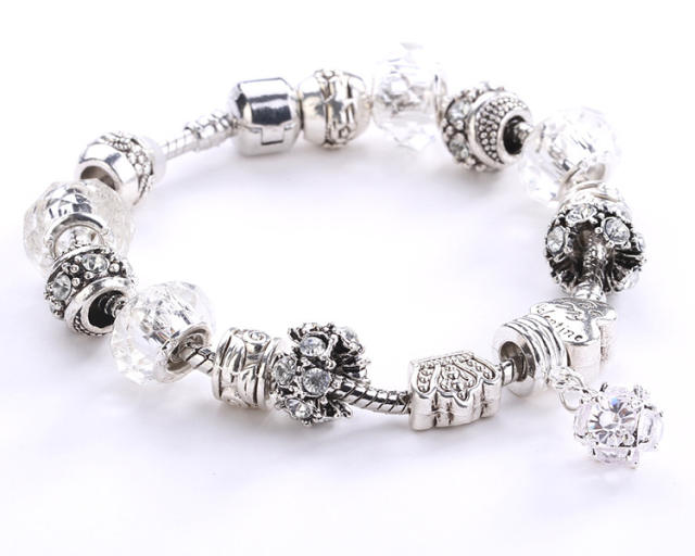 Occident fashion classic crystal beads diy bracelet