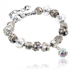 Handmade colorful crystal beads diy bracelet