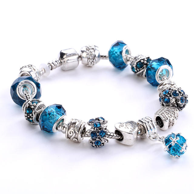 Occident fashion classic crystal beads diy bracelet