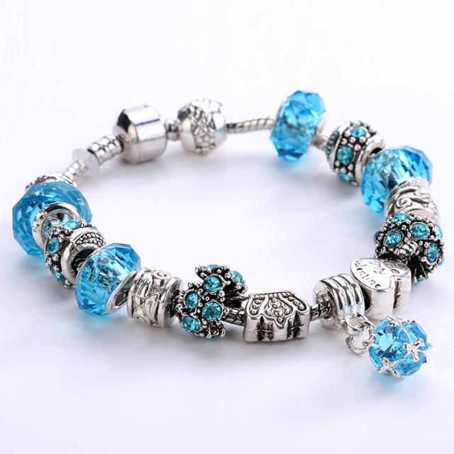 Occident fashion classic crystal beads diy bracelet