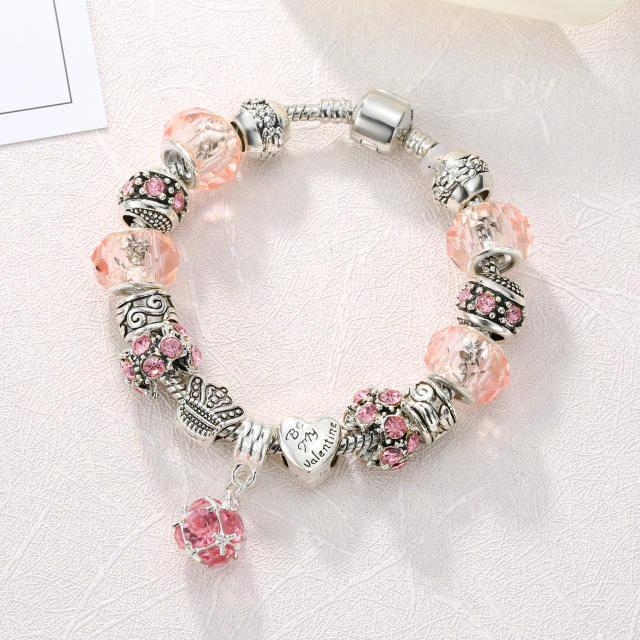 Occident fashion classic crystal beads diy bracelet