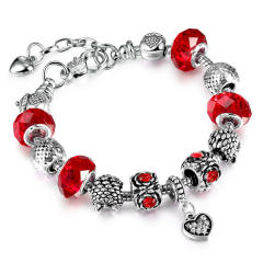 Color crystal beads diy bracelet