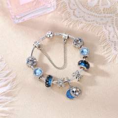 Magic blue color series diy bracelet