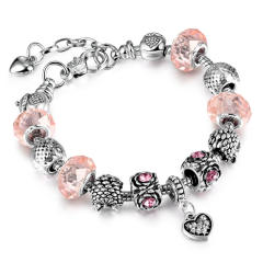 Color crystal beads diy bracelet