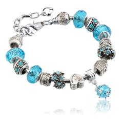 Handmade colorful crystal beads diy bracelet