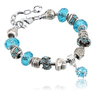 Handmade colorful crystal beads diy bracelet