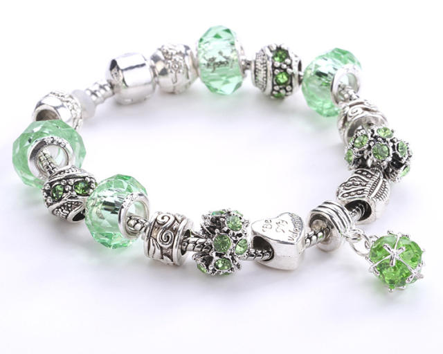 Occident fashion classic crystal beads diy bracelet