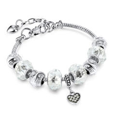Amazon hot sale color crystal beads diy bracelet