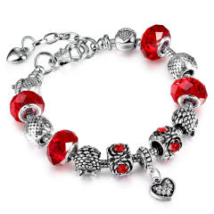 Color crystal beads diy bracelet