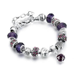 Handmade colorful crystal beads diy bracelet