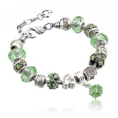 Handmade colorful crystal beads diy bracelet