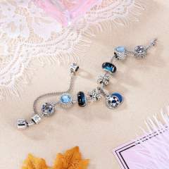 Magic blue color series diy bracelet