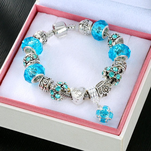 Occident fashion classic crystal beads diy bracelet