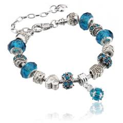 Handmade colorful crystal beads diy bracelet