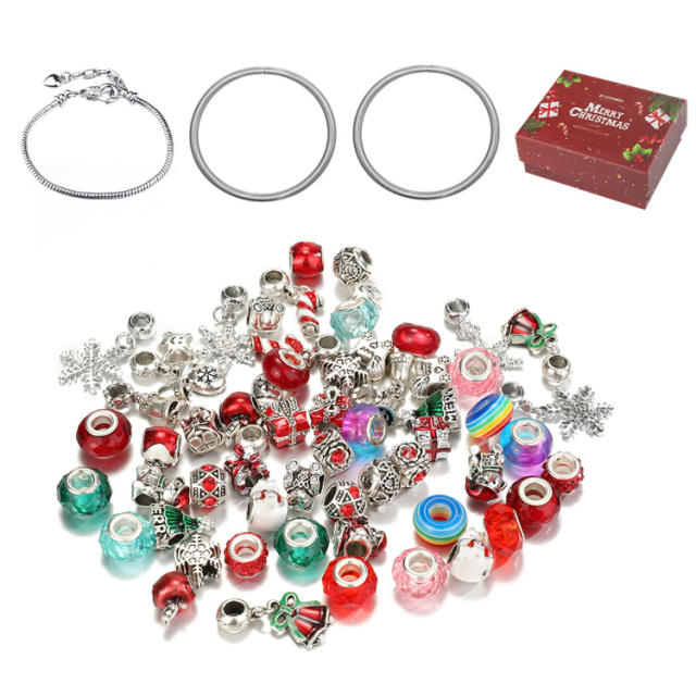 63PCS creative diy bracelet set for kids with gift box