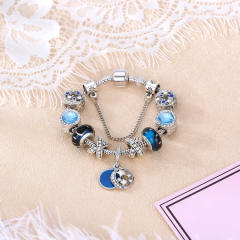 Magic blue color series diy bracelet