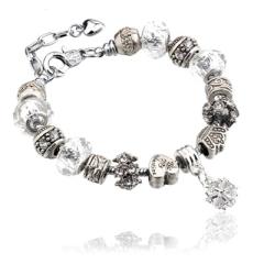Handmade colorful crystal beads diy bracelet