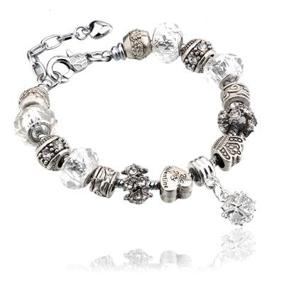 Handmade colorful crystal beads diy bracelet