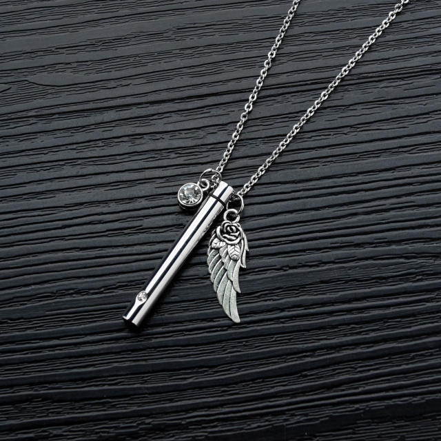 Creative memory family openable locket necklace stainless steel necklace