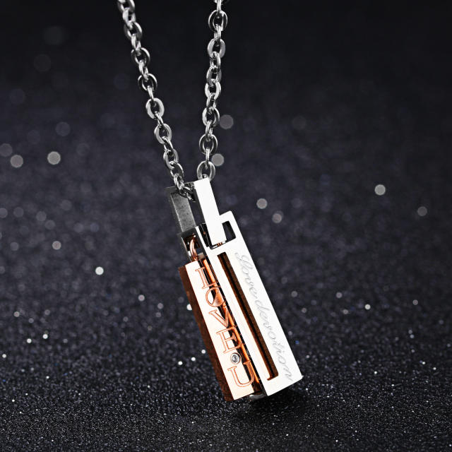 Korean fashion easy match stainless steel necklace