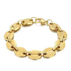 Chunky stainless steel bracelet