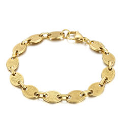 Chunky stainless steel bracelet