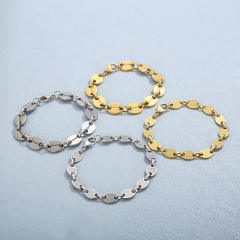 Chunky stainless steel bracelet