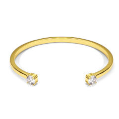 18K real gold plated elegant opening bangle