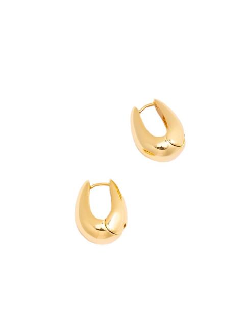 Chunky hoop earrings huggie earrings