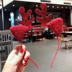 Red color sereis christmas season cute headband