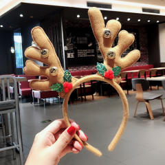 Red color sereis christmas season cute headband