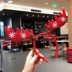 Red color sereis christmas season cute headband