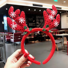 Red color sereis christmas season cute headband