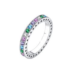 925 sterling silver color diamond rings