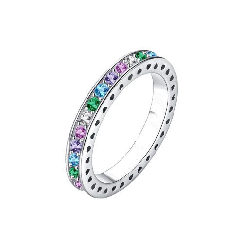 925 sterling silver color diamond rings