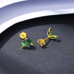 925 sterling silver mini size studs earrings