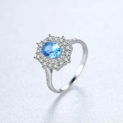 925 sterling silver sapphire rings wedding rings