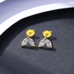 925 sterling silver mini size studs earrings
