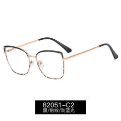 Vintage colorful metal rim blue light reading glasses