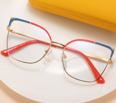 INS easy match women blue light reading glasses