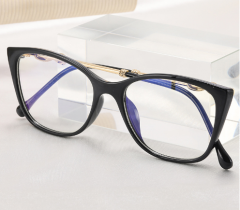 TR90 material rim cat eye shape blue light reading glasses