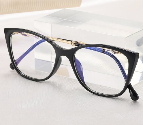 TR90 material rim cat eye shape blue light reading glasses