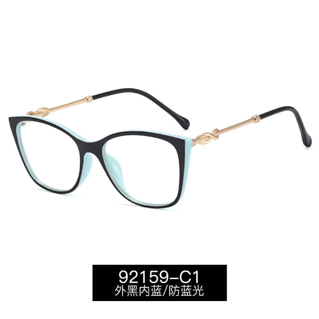 TR90 material rim cat eye shape blue light reading glasses