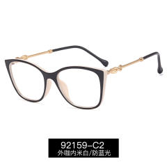 TR90 material rim cat eye shape blue light reading glasses