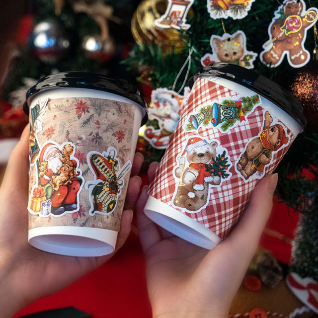 30pcs beautiful day christmas series stickers