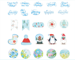 50pcs christmas stickers