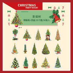30pcs beautiful day christmas series stickers