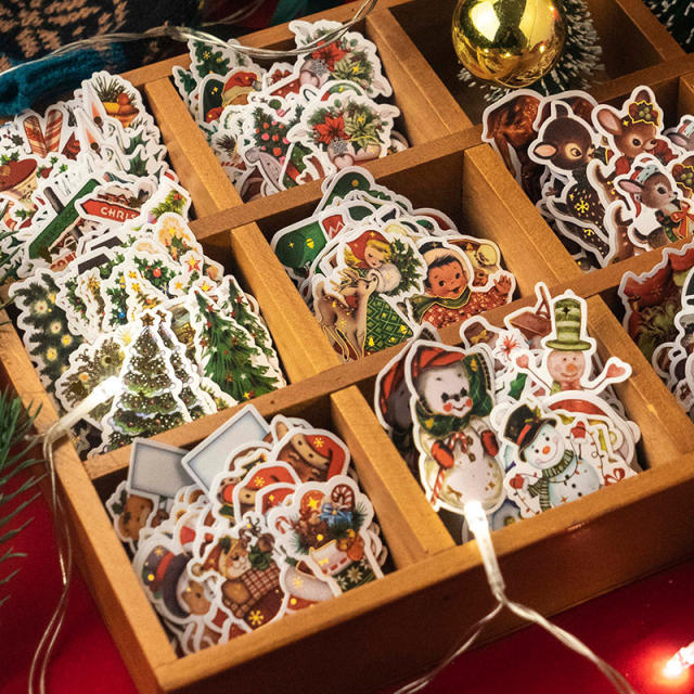 30pcs beautiful day christmas series stickers